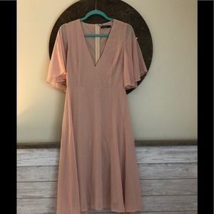 Boohoo Blush Dress